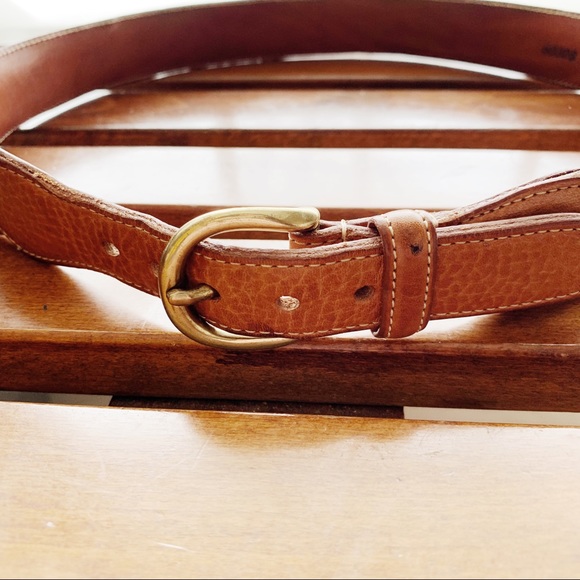 Dooney & Bourke Accessories - Vintage Dooney & Bourke Carmel leather 75/30 belt